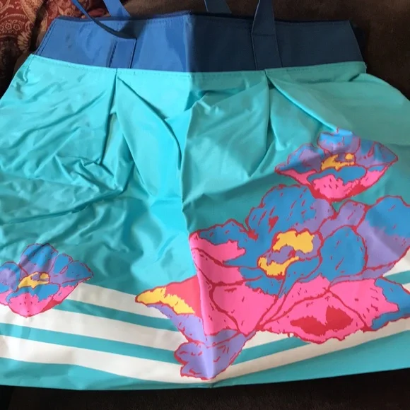 Vintage New Old Stock Avon Large Lahana Zippered Nylon Tote Shoulder Beach Bag - Picture 6 of 8